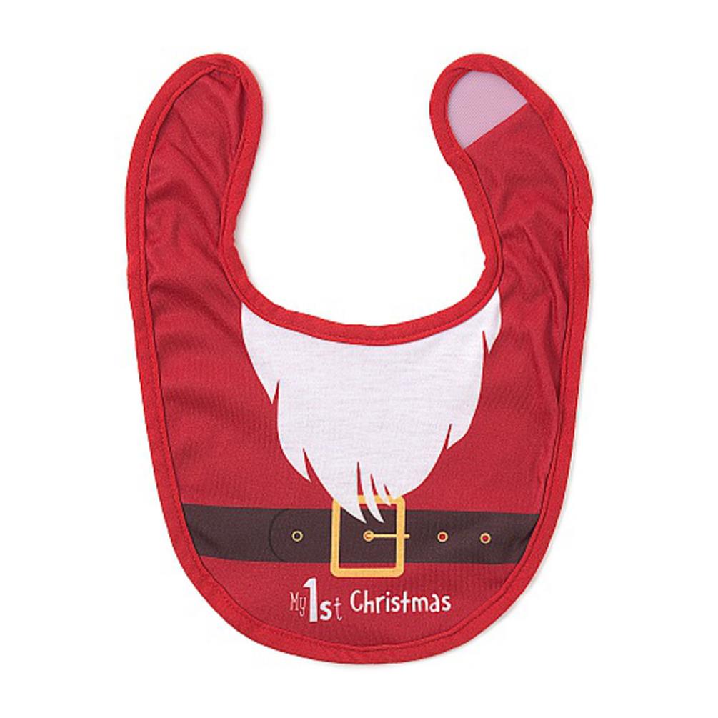 My 1st Christmas Tiny Tatty Teddy Bib & Santa Hat Set Extra Image 2